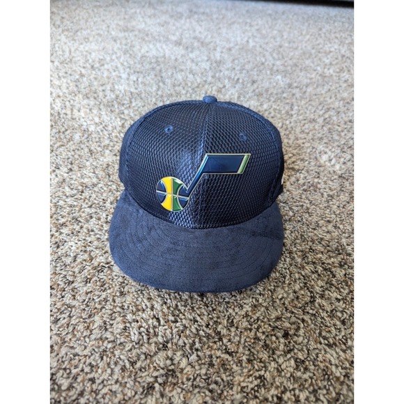 New Era NBA Utah Jazz 59FIFTY Velvet Reflectiv Metallic Logo VERY RARE 7 1/8